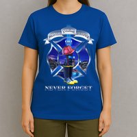 Honor Their Sacrifice Never Forget 911 September 11 Fire Fighters Heroes T-Shirt