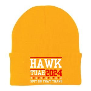 Hawk Tuah Spit On That Thang Knit Cap Winter Beanie