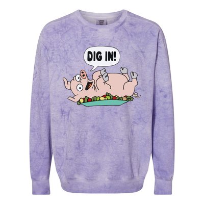 Homer The S.I.M.P.S.O.N.S Pig Dig In Colorblast Crewneck Sweatshirt