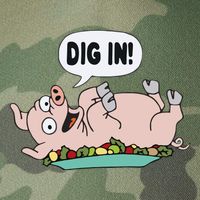 Homer The S.I.M.P.S.O.N.S Pig Dig In Legacy Tie Dye Trucker Hat