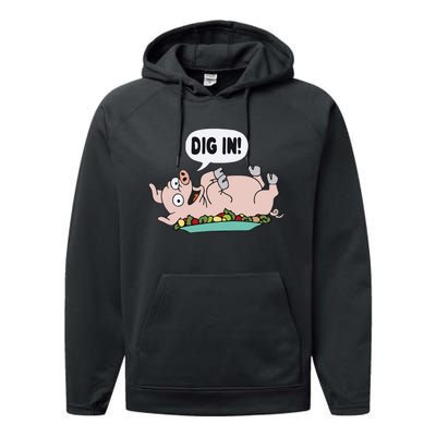 Homer The S.I.M.P.S.O.N.S Pig Dig In Performance Fleece Hoodie