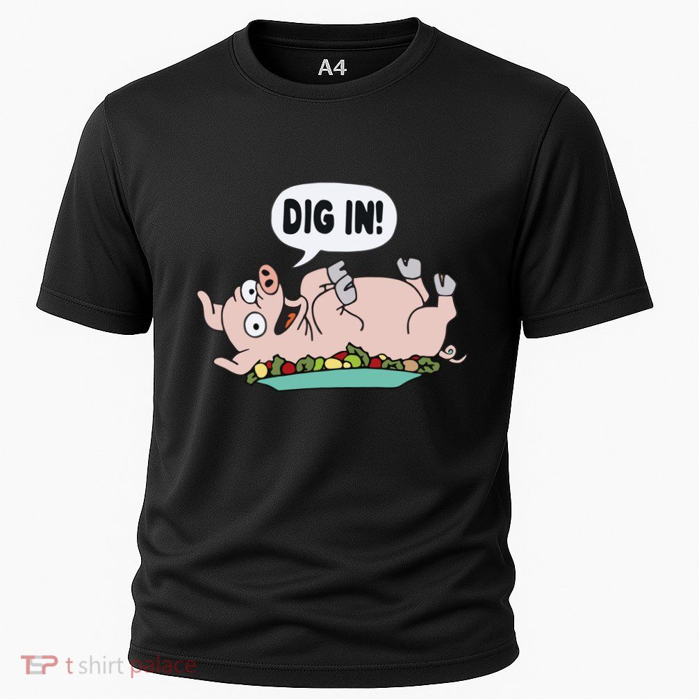 Homer The S.I.M.P.S.O.N.S Pig Dig In Performance Shirt