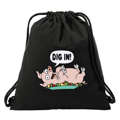 Homer The S.I.M.P.S.O.N.S Pig Dig In Drawstring Bag
