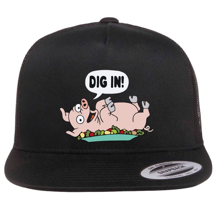 Homer The S.I.M.P.S.O.N.S Pig Dig In Flatbill Hat