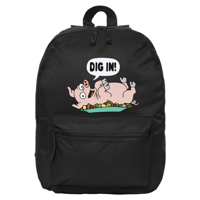 Homer The S.I.M.P.S.O.N.S Pig Dig In 16 in Basic Backpack