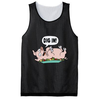 Homer The S.I.M.P.S.O.N.S Pig Dig In Mesh Reversible Basketball Jersey Tank