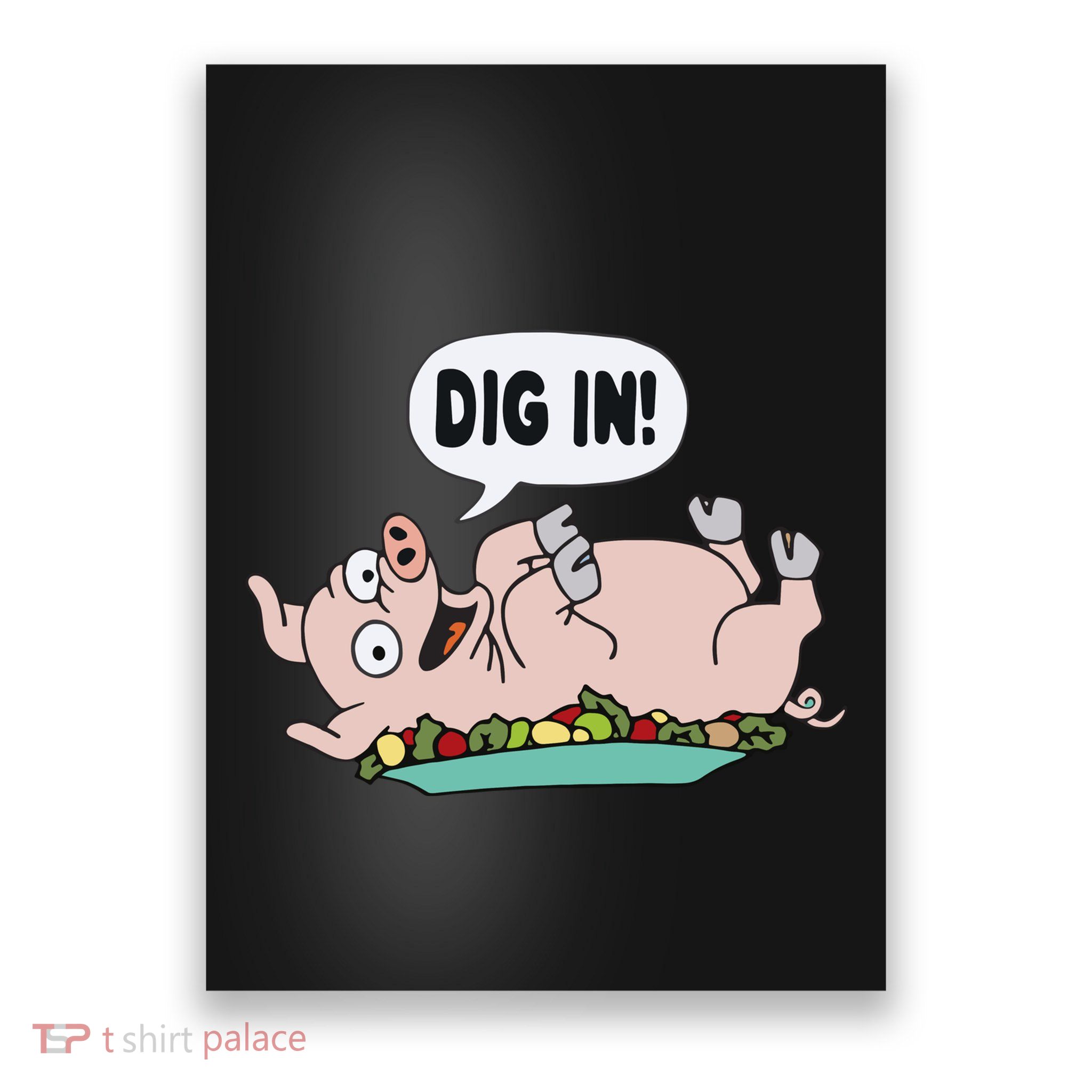 Homer The S.I.M.P.S.O.N.S Pig Dig In Poster