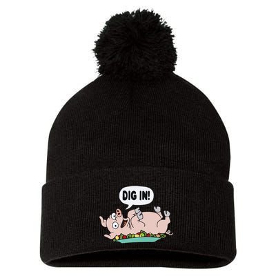 Homer The S.I.M.P.S.O.N.S Pig Dig In Pom Pom 12in Knit Beanie