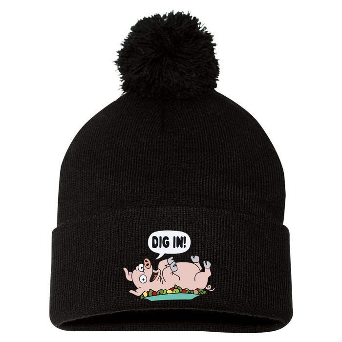 Homer The S.I.M.P.S.O.N.S Pig Dig In Pom Pom 12in Knit Beanie