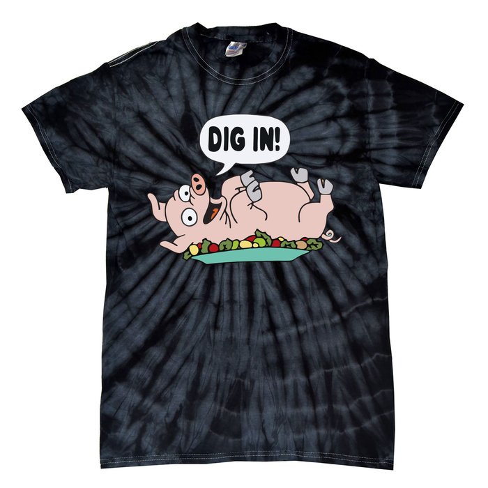 Homer The S.I.M.P.S.O.N.S Pig Dig In Tie-Dye T-Shirt