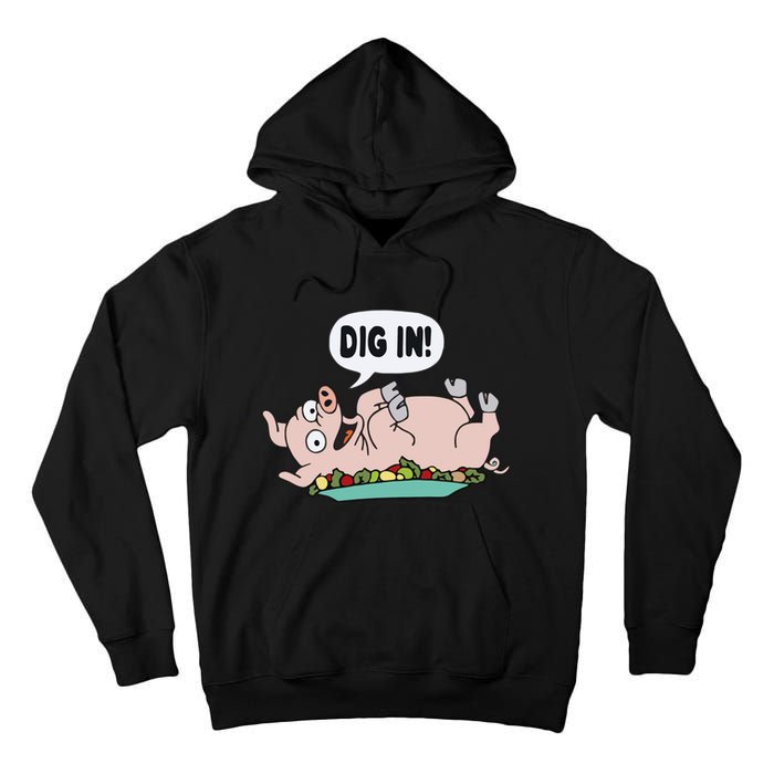 Homer The S.I.M.P.S.O.N.S Pig Dig In Tall Hoodie