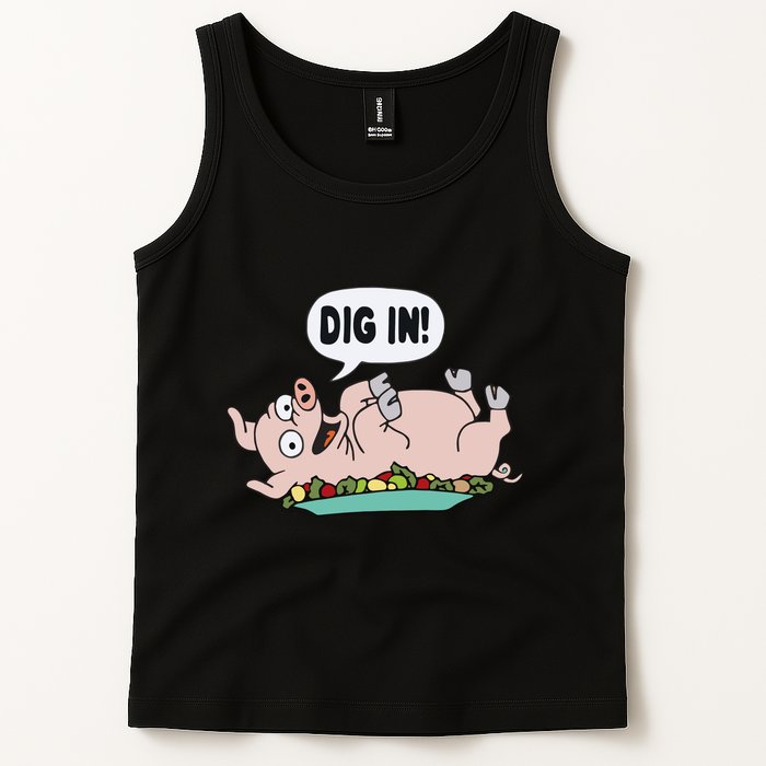 Homer The S.I.M.P.S.O.N.S Pig Dig In Tank Top
