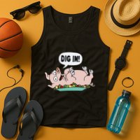 Homer The S.I.M.P.S.O.N.S Pig Dig In Tank Top