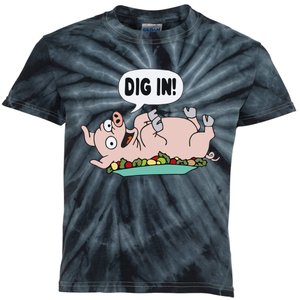 Homer The S.I.M.P.S.O.N.S Pig Dig In Kids Tie-Dye T-Shirt