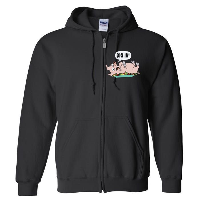 Homer The S.I.M.P.S.O.N.S Pig Dig In Full Zip Hoodie