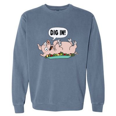 Homer The S.I.M.P.S.O.N.S Pig Dig In Garment-Dyed Sweatshirt