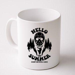 Hello To Summer Camp Crystal Lake Coffee Mug