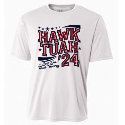 Hawk Tush Spit On That Thing Presidential Parody Design Cooling Performance Crew T-Shirt