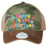 Happy To See Your Face Teachers Students First Day Of School Legacy Tie Dye Trucker Hat