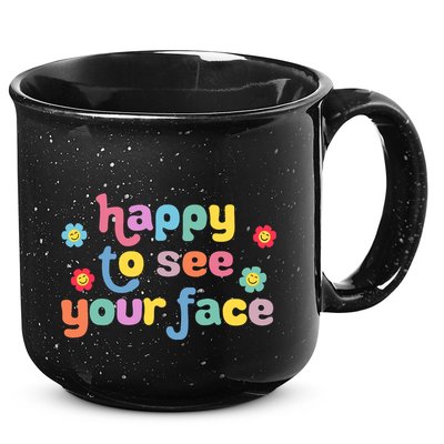 Happy To See Your Face Teachers Students First Day Of School 15oz Campfire Ceramic Mug