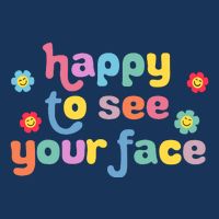 Happy To See Your Face Teachers Students First Day Of School Cooling Performance Long Sleeve Crew