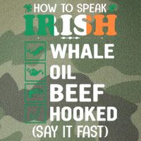 How To Speak Irish Funny Legacy Tie Dye Trucker Hat