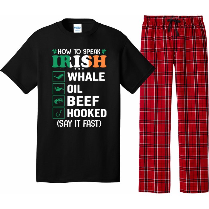 How To Speak Irish Funny Pajama Set