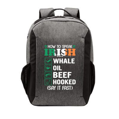 How To Speak Irish Funny Vector Backpack