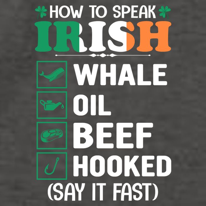 How To Speak Irish Funny Vector Backpack
