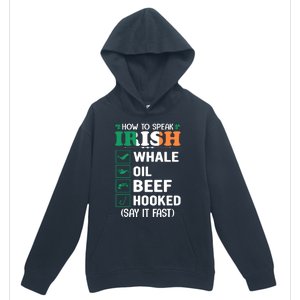 How To Speak Irish Funny Urban Pullover Hoodie