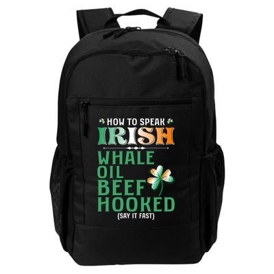 How To Speak Irish Whale Oil Beef Hooked Backpack