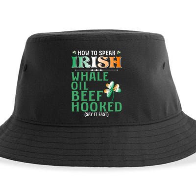 How To Speak Irish Whale Oil Beef Hooked Sustainable Bucket Hat