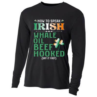 How To Speak Irish Whale Oil Beef Hooked Cooling Performance Long Sleeve Crew