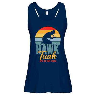 Hawk Tuah Spit On That Thang Meme Ladies Essential Flowy Tank