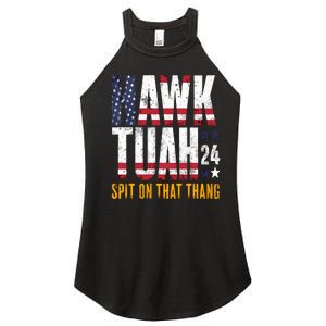 Hawk Tush Spit On That Thang Viral Election Parody Women’s Perfect Tri Rocker Tank