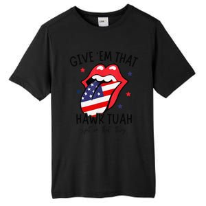 Hawk Tuah Spit On That Thang Tall Fusion ChromaSoft Performance T-Shirt