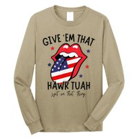 Hawk Tuah Spit On That Thang Long Sleeve Shirt