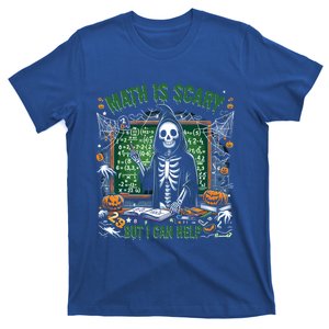 Halloween Teacher Spooky Math Teacher Meaningful Gift T-Shirt