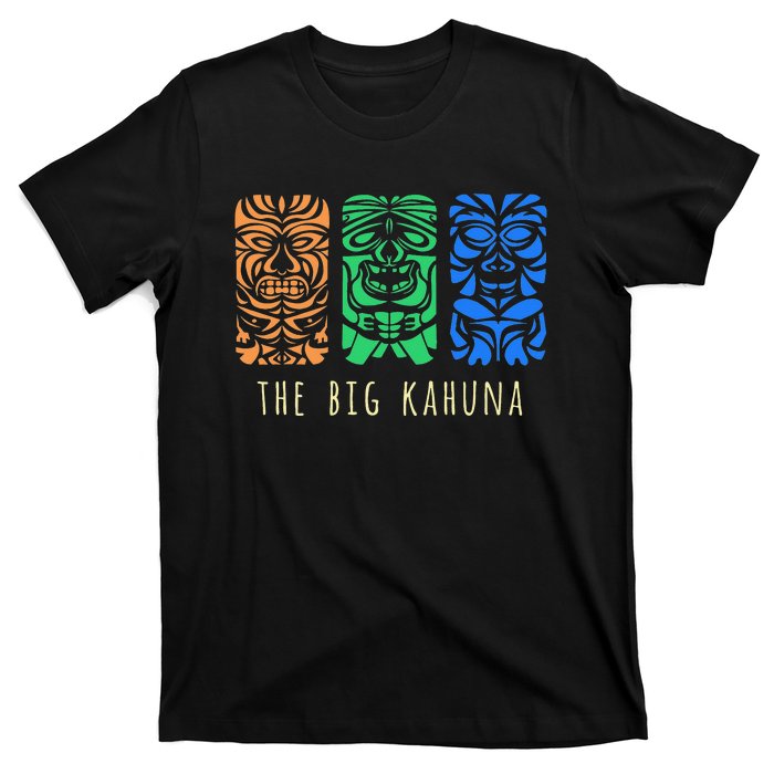 Hawaii Tiki Surfing Polynesian Big Kahuna Retro Hipster T-Shirt