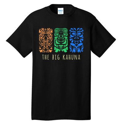 Hawaii Tiki Surfing Polynesian Big Kahuna Retro Hipster Tall T-Shirt