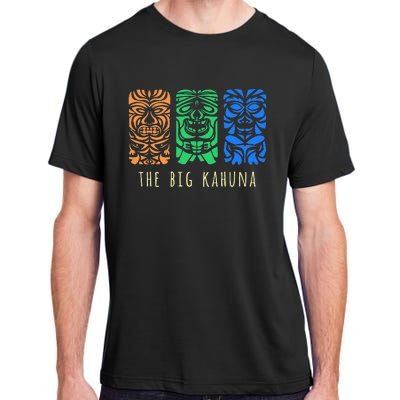 Hawaii Tiki Surfing Polynesian Big Kahuna Retro Hipster Adult ChromaSoft Performance T-Shirt