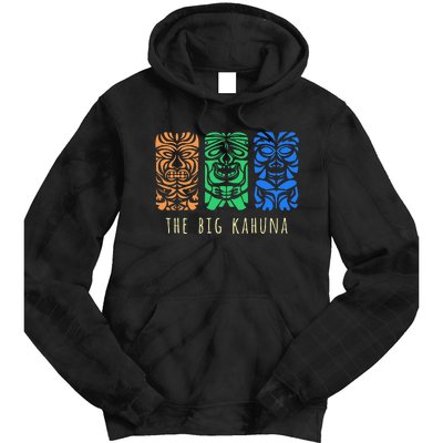 Hawaii Tiki Surfing Polynesian Big Kahuna Retro Hipster Tie Dye Hoodie