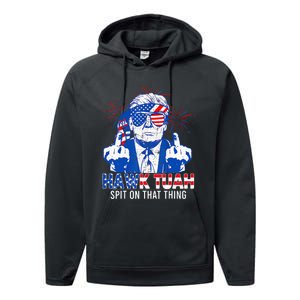 Hawk Tush Spit On That Thing Presidential Candidate Performance Fleece Hoodie