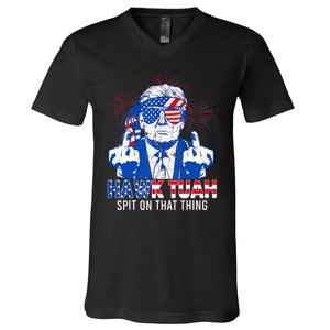 Hawk Tush Spit On That Thing Presidential Candidate V-Neck T-Shirt