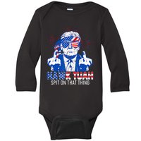 Hawk Tush Spit On That Thing Presidential Candidate Baby Long Sleeve Bodysuit