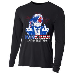 Hawk Tush Spit On That Thing Presidential Candidate Cooling Performance Long Sleeve Crew