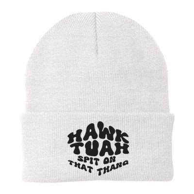 Hawk Tuah Spit On That Thang 2024 Knit Cap Winter Beanie