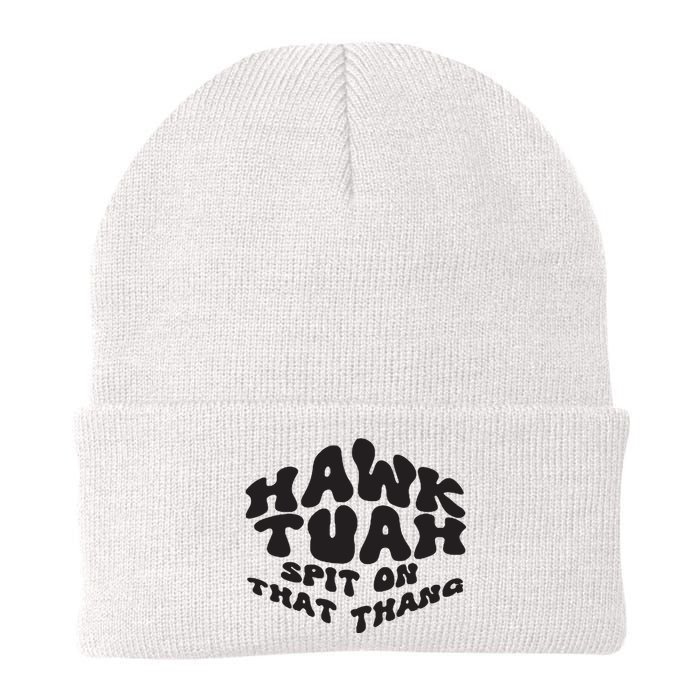 Hawk Tuah Spit On That Thang 2024 Knit Cap Winter Beanie