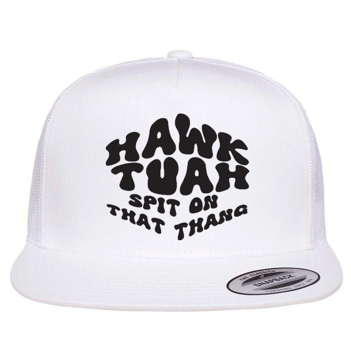 Hawk Tuah Spit On That Thang 2024 Flat Bill Trucker Hat