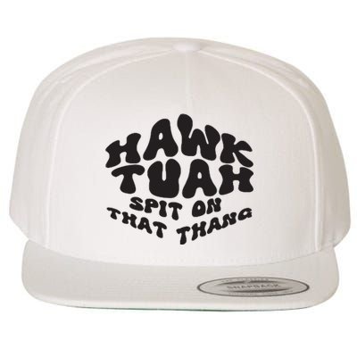 Hawk Tuah Spit On That Thang 2024 Wool Snapback Cap